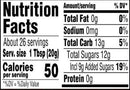 The Nutrition Facts of Smucker's Jelly Apple