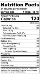 The Nutrition Facts of Sultan 100% Extra Virgin Olive Oil
