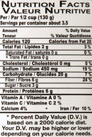 The Nutrition Facts of Sultan Chick Peas 