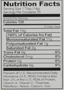 The Nutrition Facts of Sultan Pure Olive Oil