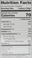 This is the Nutrition of Sultan Turkish Delight Hazelnut w/Coconut.