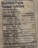 This is the Nutrition of Surati Bhavnagri Gathiya