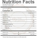 The Nutrition Facts of Swad Ajwain Seeds (Bishop) 