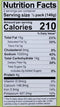 The Nutrition Facts of Swad Baingan Bharta Micro-Curry 