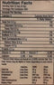 The Nutrition Facts of Swad Chili Powder Bottle 
