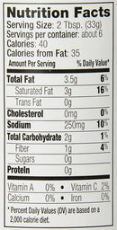 The Nutrition Facts of Swad Coconut Chutney 