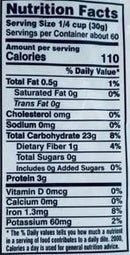 The Nutrition Facts of Swad Cracked wheat flour