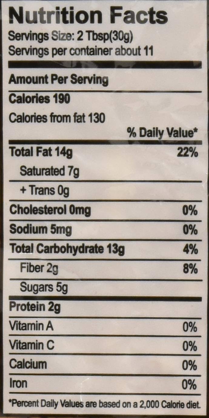The Nutrition Facts of Swad Crispy Fried Onions 
