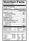 The Nutrition Facts of Swad Cumin powder 
