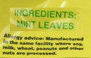 The Nutrition Facts of Swad Dry Mint Leaves 