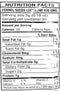 The Nutrition Facts of Swad Fennel seed  lucknowi 
