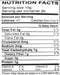 The Nutrition Facts of Swad Ginger Powder Bottle 