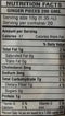 The Nutrition Facts of Swad Ginger whole dried 