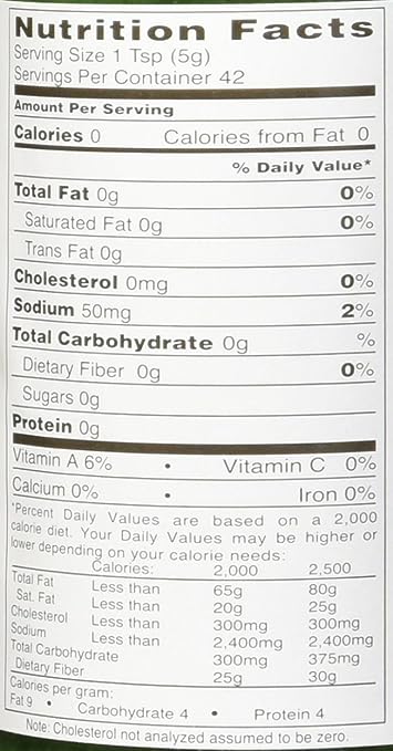 The Nutrition Facts of Swad Green Chilli Chutney 