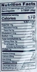 This is the Nutrition of Swad Jumbo Peanuts