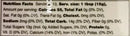 The Nutrition Facts of Swad Khada Sakar