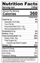 The Nutrition Facts of Swad Kuttu Flour