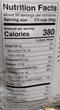 The Nutrition Facts of Swad Madhi Toor Dal Oily Large 