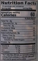 The Nutrition Facts of This is the Nutrition of Swad Mahabaleswer Chana (Roasted Salted Chickpeas)