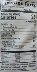 The Nutrition Facts of Swad  Organic Coriander Powder 