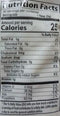 The Nutrition Facts of Swad  Organic Coriander Powder 
