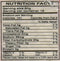 The Nutrition Facts of Swad Poha Nylon