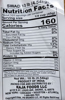 The Nutrition Facts of Swad Ponni Boiled Rice