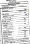 The Nutrition Facts of Swad Poppy seeds 