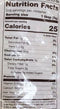 The Nutrition Facts of Swad Sugar Coated Fennel Candy Large 