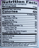 The Nutrition Facts of Swad Super Royal Mix 