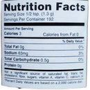 The Nutrition Facts of Swad Tandoori Masala