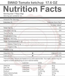The Nutrition Facts of Swad Tomato Ketchup 