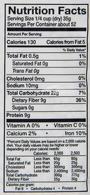 The Nutrition Facts of Swad Urad Dal 