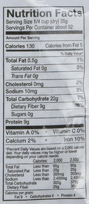 The Nutrition Facts of Swad Urad Whole 