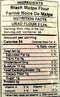 The Nutrition Facts of Swad Urad flour