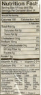The Nutrition Facts of Swad Vatana White 