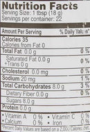 The Nutrition Facts of Sweet & Sour Plum Chutney Sauce 