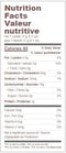 This is the Nutrition of TWI - CRISPY COOKIES  - NAN KHATAI.