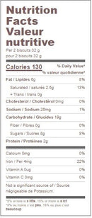 This is the Nutrition of TWI - CRISPY COOKIES - PUNJABI.