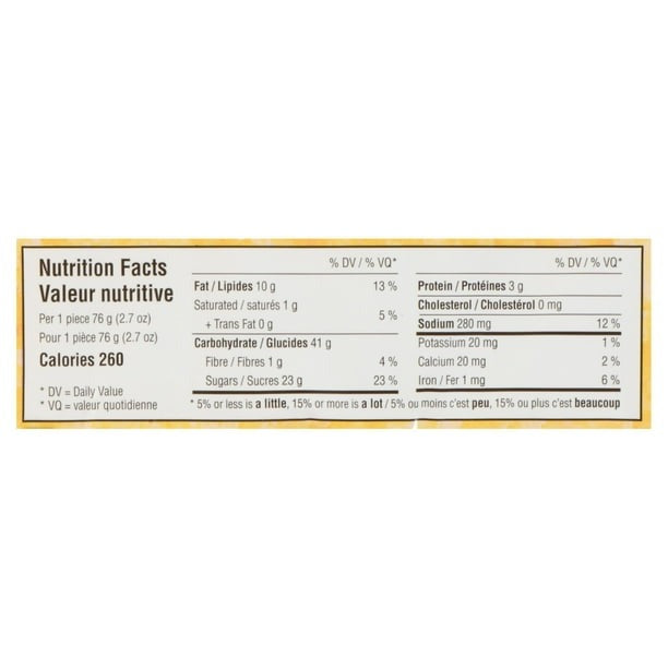 This is the Nutrition of TWI - Crispy Eggless Fruit Cakes.