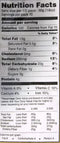 The Nutrition Facts of TWI - Crispy Tandoori Naan- Plain 