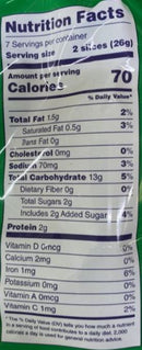 This is the Nutrition of TWI - Crispy Tea Rusk Round.