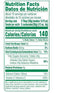 The Nutrition Facts of Tang Orange Powdered Drink Mix