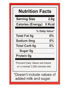The Nutrition Facts of Tapal Danedar Enveloped Tea Bags Elaichi