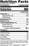 The Nutrition Facts of Tea India Chai Moments Ginger Turmeric 