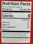 The Nutrition Facts of Tea India Cardamon Chai 