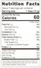 The Nutrition Facts of Telugu Kothimera Karam Podi 