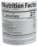 The Nutrition Facts of Tooba Chili Garlic Sauce 