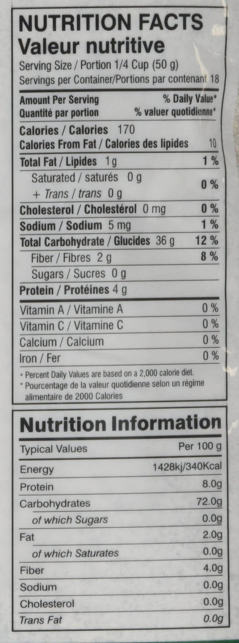 The Nutrition Facts of Udupi Ragi Flour