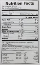 The Nutrition Facts of United King Habshi Halwa 